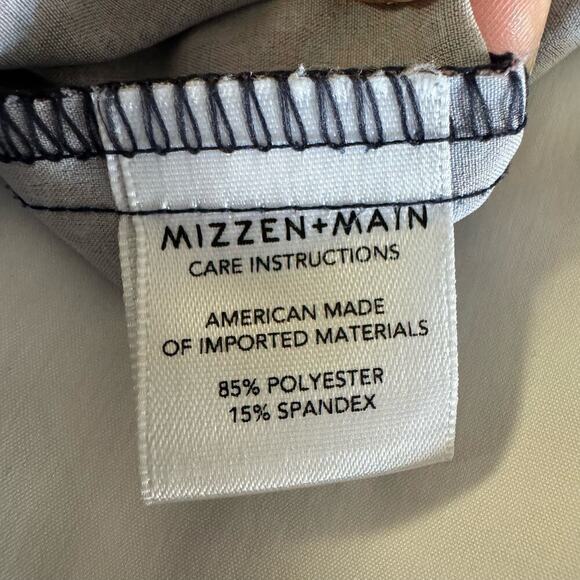 Mizzen + Main Leeward Collection Large Trim Fit Button Down Men’s Shirt Purple - Picture 7 of 7